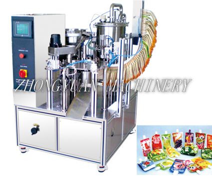 ZPZD-1200 Automatic Stand-up Pouch Liquid Filling and Capping Machine