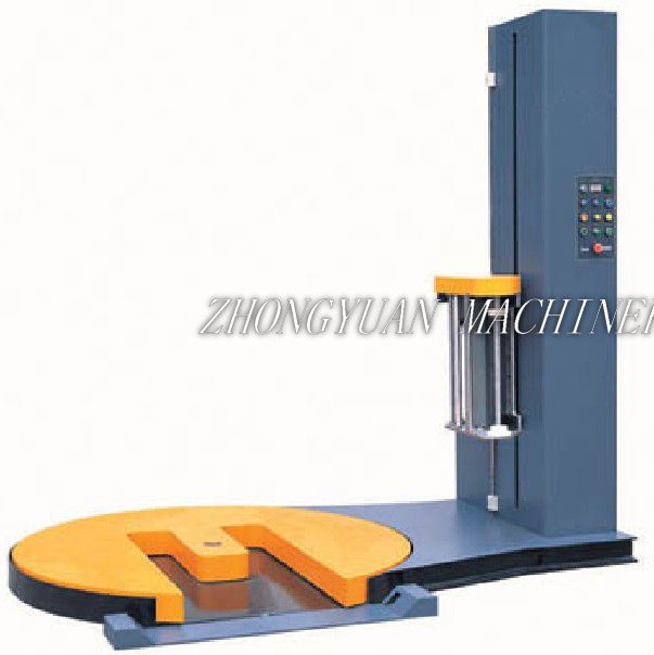 T1650FM Automatic Pre-stretch Pallet Wrapping Machine (open turntable)